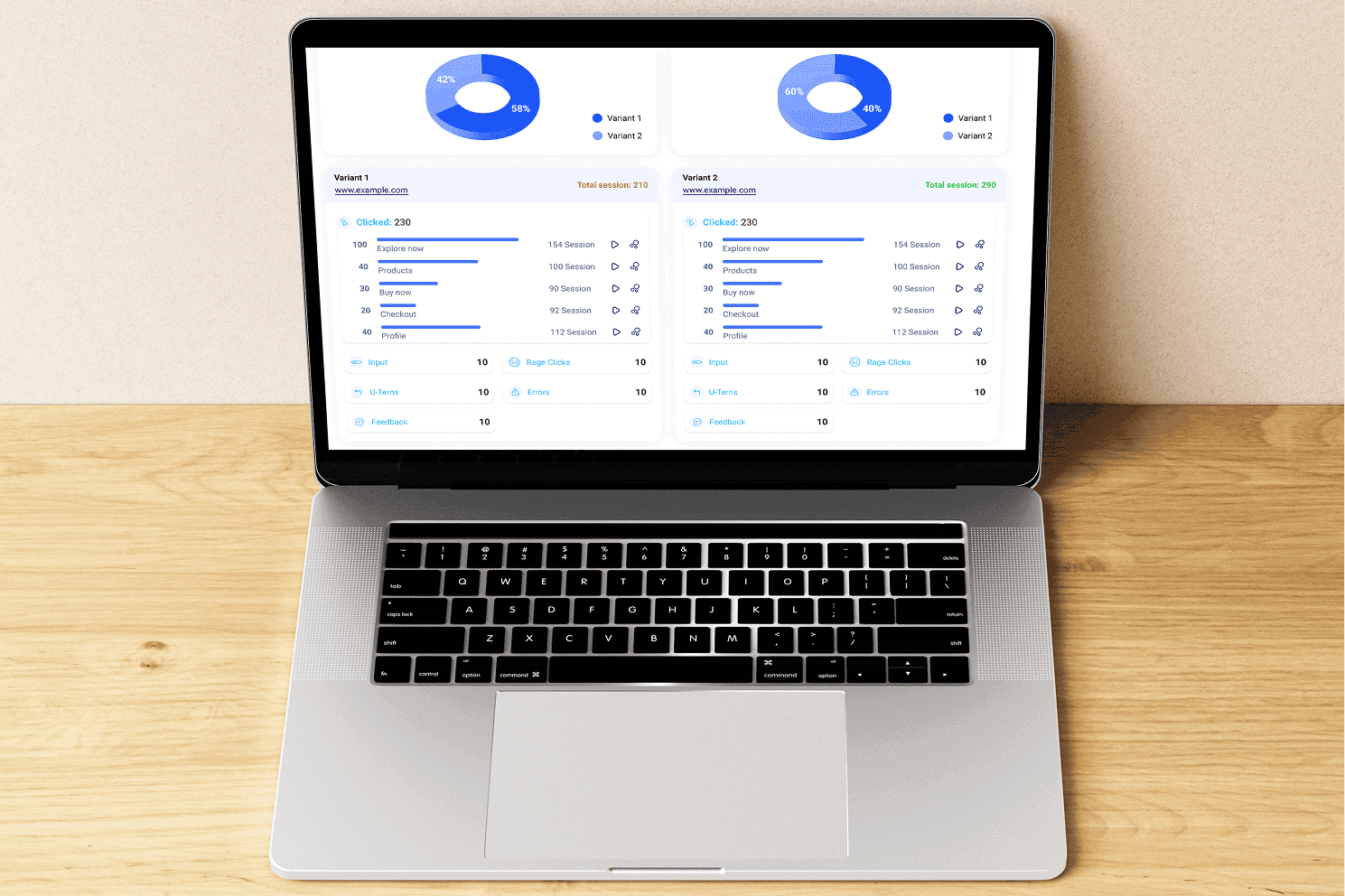إعداد اختبارات A/B وقراءة النتائج — مشهد أصلي 1